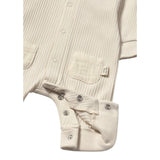 Mayoral Tutina Tinta Unita Girocollo A Costine per Neonato 1797 BEIGE MAYORAL 