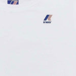K-Way T-Shirt Girocollo Tinta Unita per Bambino K007JE0 BIANCO K-WAY 