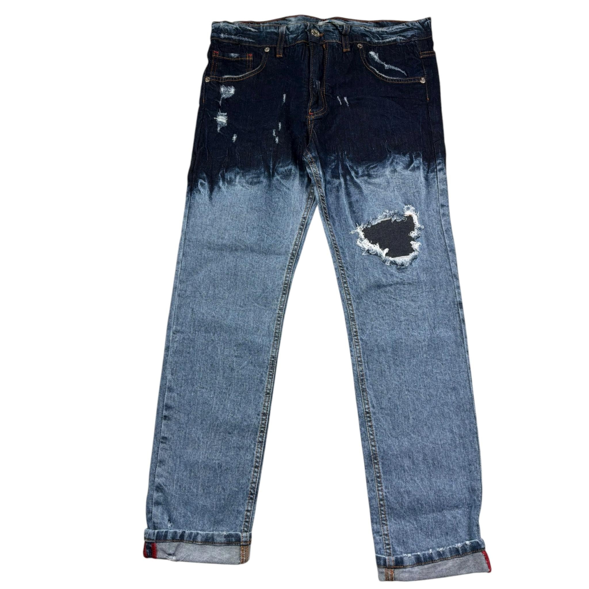 Cianotic Jeans Tinta Unita con Girovita Regolabile per Bambino 20175 BLU CIANOTIC 
