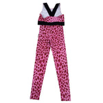 Just Cavalli Completo 2 Pezzi Top-Leggins Tinta Unita con Stampe Bacio per Bambina JGP26033CE ROSA JUST CAVALLI 