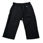 I'M Brian Pantalone Tinta Unita con Elastico In Vita per Neonato PA3269JNXX NERO I'M BRIAN 