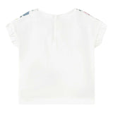 Mayoral T-Shirt Girocollo Tinta Unita con Stampa per Neonata 1048 BIANCO MAYORAL 