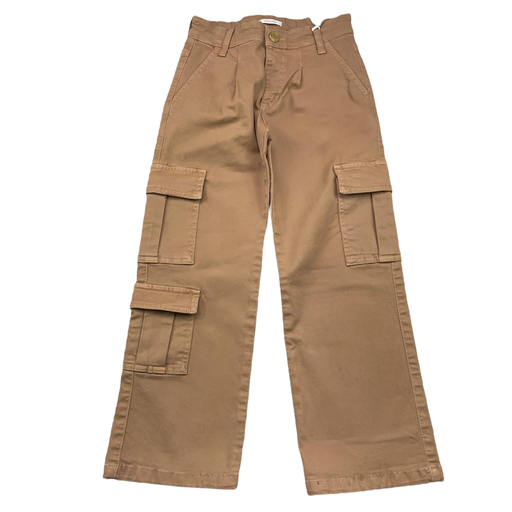 LU LU BY MISS GRANT pantalone modello a palazzo tinta unita con elastic in vita Beige per Bambina LL2994X BEIGE LU LU BY MISS GRANT 