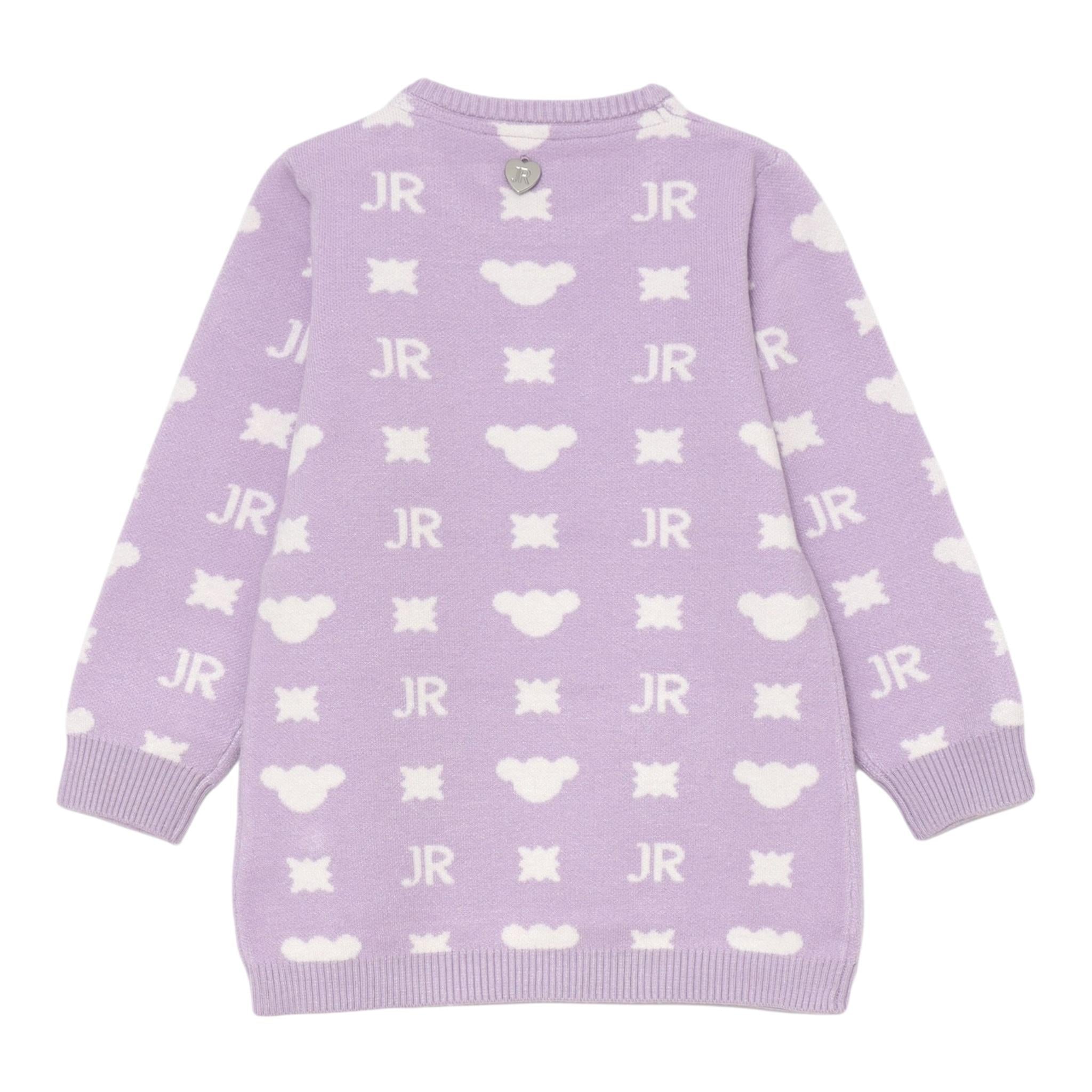 JOHN RICHMOND abito tinta unita girocollo con stampa Lilla per Neonata RIA24008VE LILLA JOHN RICHMOND 