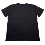 MAISON 9 PARIS t-shirt girocollo tinta unita con logo Nero per Bambino M50111 NERO MAISON 9 PARIS 