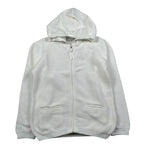 Le Coconne Felpa In Filo con Zip E Cappuccio Tinta Unita per Bambino LCN1112 BIANCO LE COCONNE 