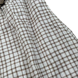 Petit Indi Abito Bicolore con Fantasia Quadri per Neonata SS25BK6527X BIANCO/BEIGE PETIT INDI 