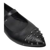 TWINSET ballerine tinta unita con borchie Nero per Bambina 242GCJ02A NERO TWINSET 