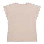 Guess T-Shirt Tinta Unita Girocollo con Paillettes per Bambina J5RI37K05 ROSA GUESS 