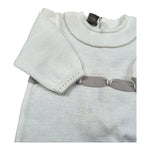 Marlu' Tutina Manica Lunga Tinta Unita per Neonata EF1010 PANNA MARLU' 