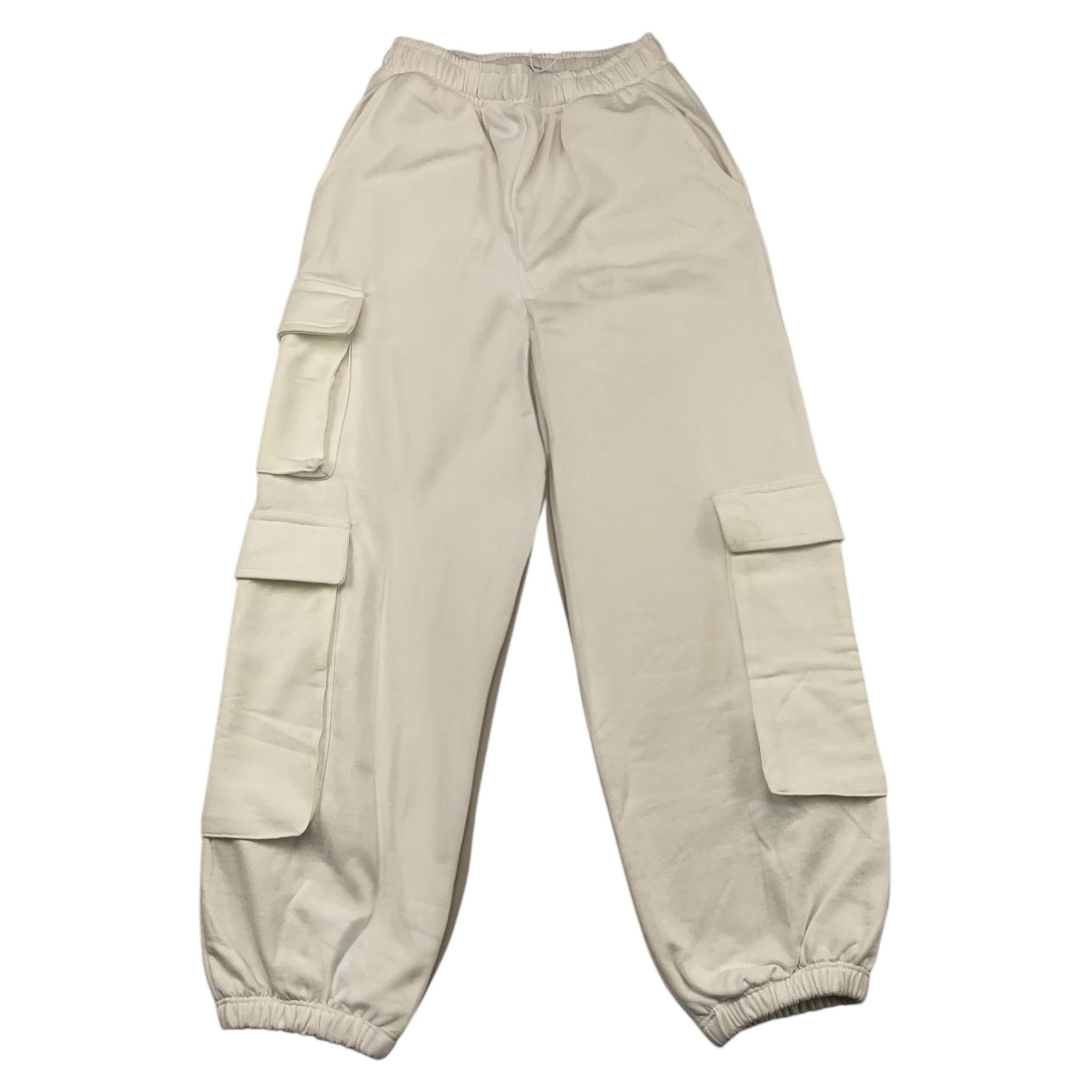 NAME.IT pantalone tuta tinta unita con tasconi Bianco per Bambino 13232596 BIANCO NAME.IT 