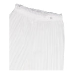Monnalisa Pantalone Tinta Unita con Elastico In Vita per Bambina 79E400X BIANCO MONNALISA 