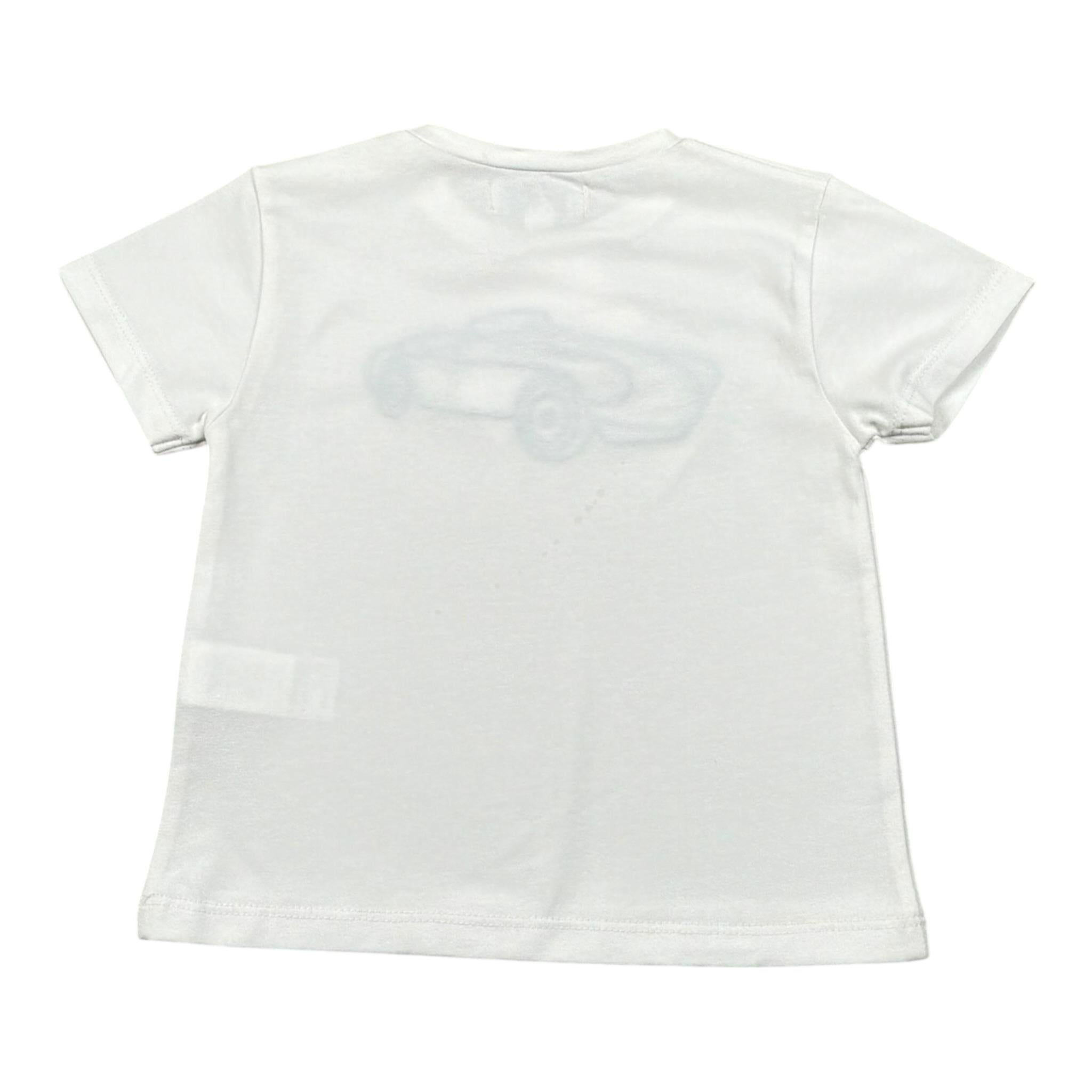 Malvi & Co T-Shirt tinta unita con Stampa Bianco per Neonato S24B205CAJJ BIANCO MALVI & CO 