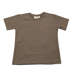 YES LONDON t-shirt girocollo tinta unita  Fango per Bambino JR2111 FANGO YES LONDON 