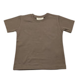 YES LONDON t-shirt girocollo tinta unita  Fango per Bambino JR2111 FANGO YES LONDON 