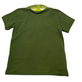 Sun68 Polo Mezza Manica Tinta Unita con Logo per Bambino A35315 VERDE SUN68 