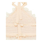 Patrizia Pepe Top Tinta Unita con Balze In Tulle per Bambina 7F0021 ROSA PATRIZIA PEPE 