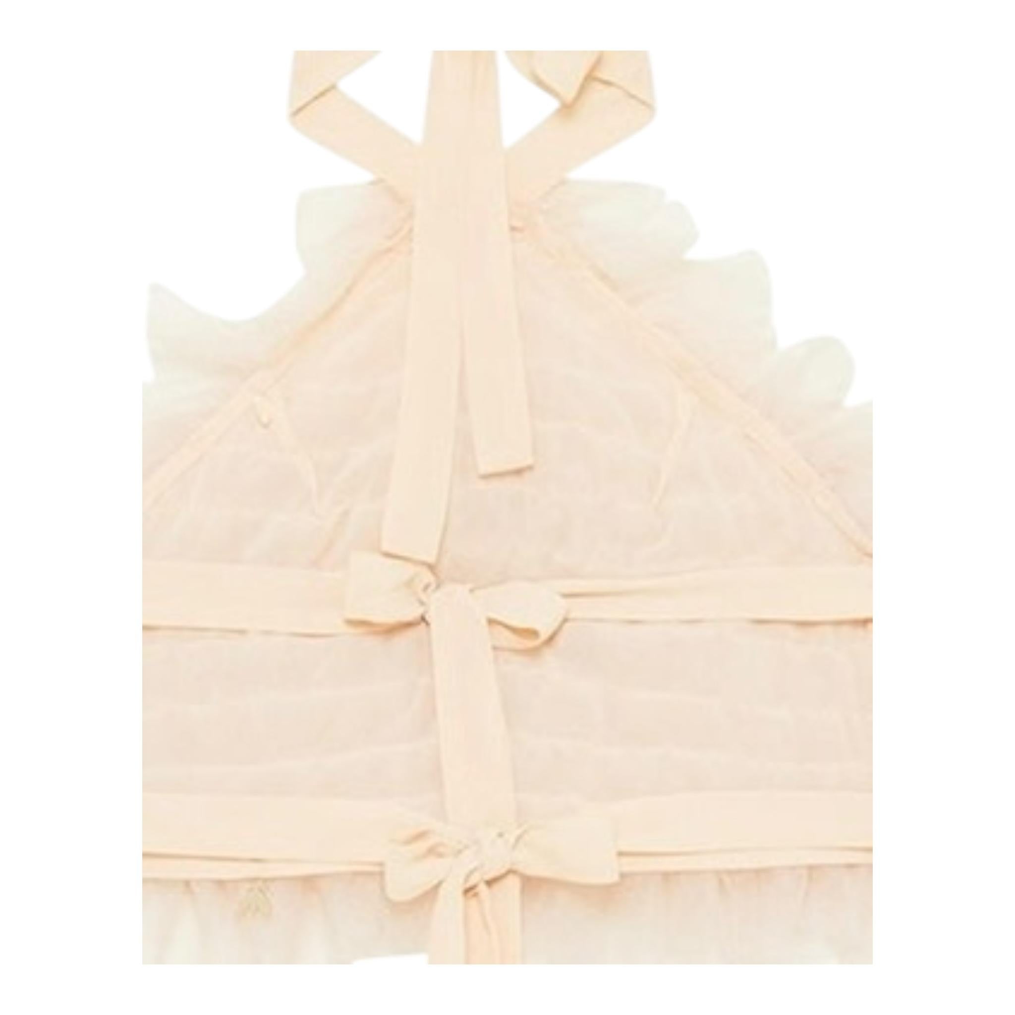 Patrizia Pepe Top Tinta Unita con Balze In Tulle per Bambina 7F0021 ROSA PATRIZIA PEPE 