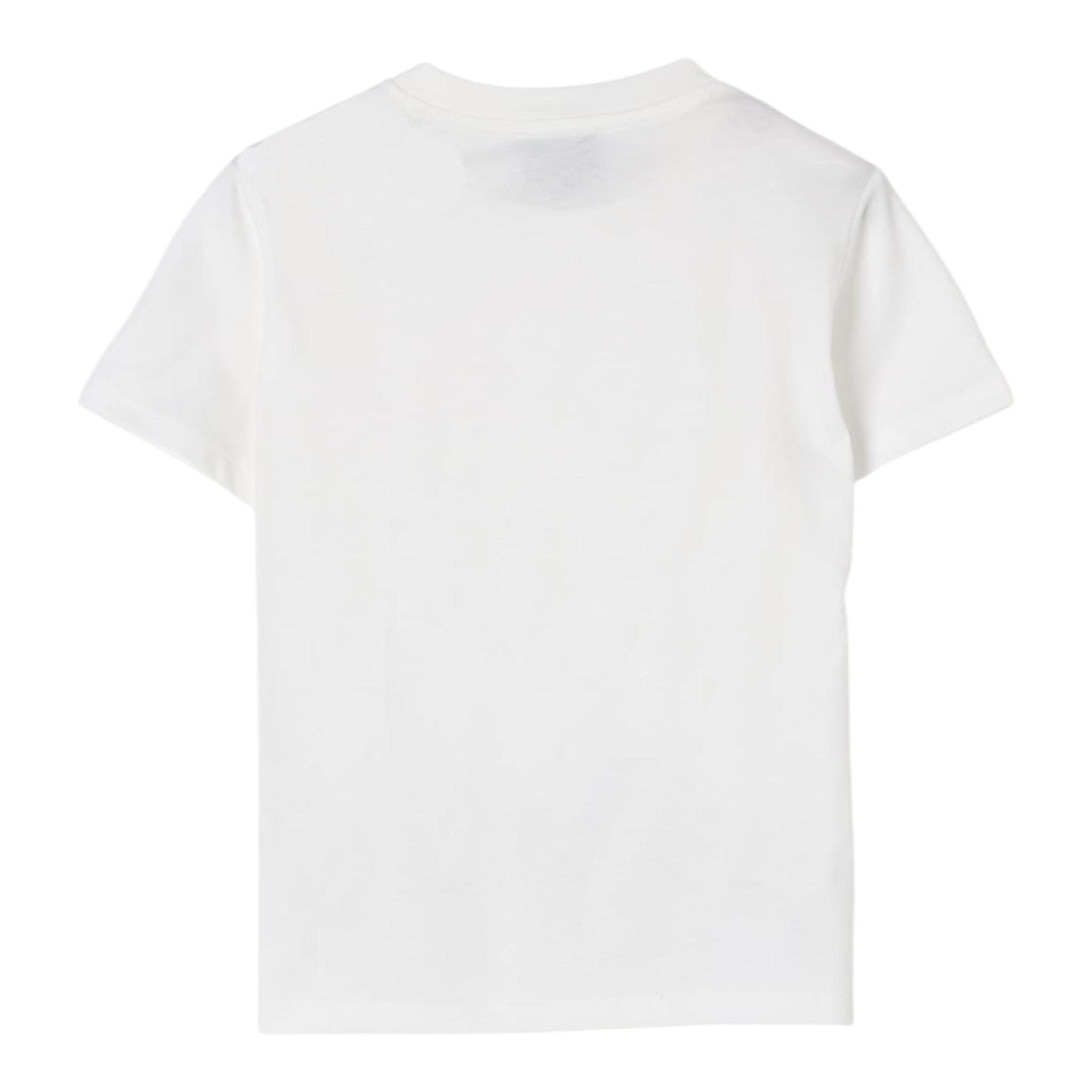 Fay T-Shirt Girocollo con Stampa Tinta Unita per Bambina FW8P01 BIANCO FAY 