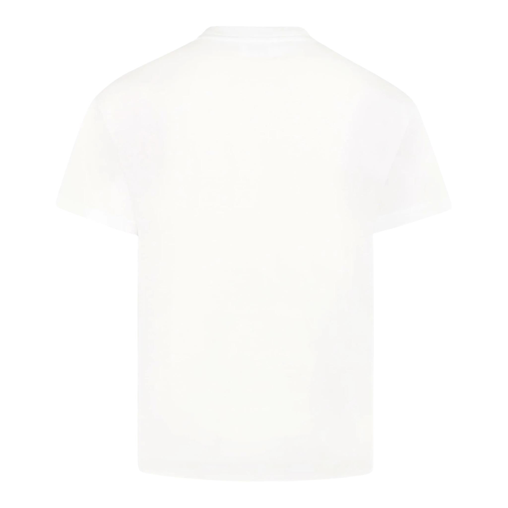Missoni T-Shirt Girocollo Tinta Unita con Stampa per Bambino GW8P51 BIANCO MISSONI 