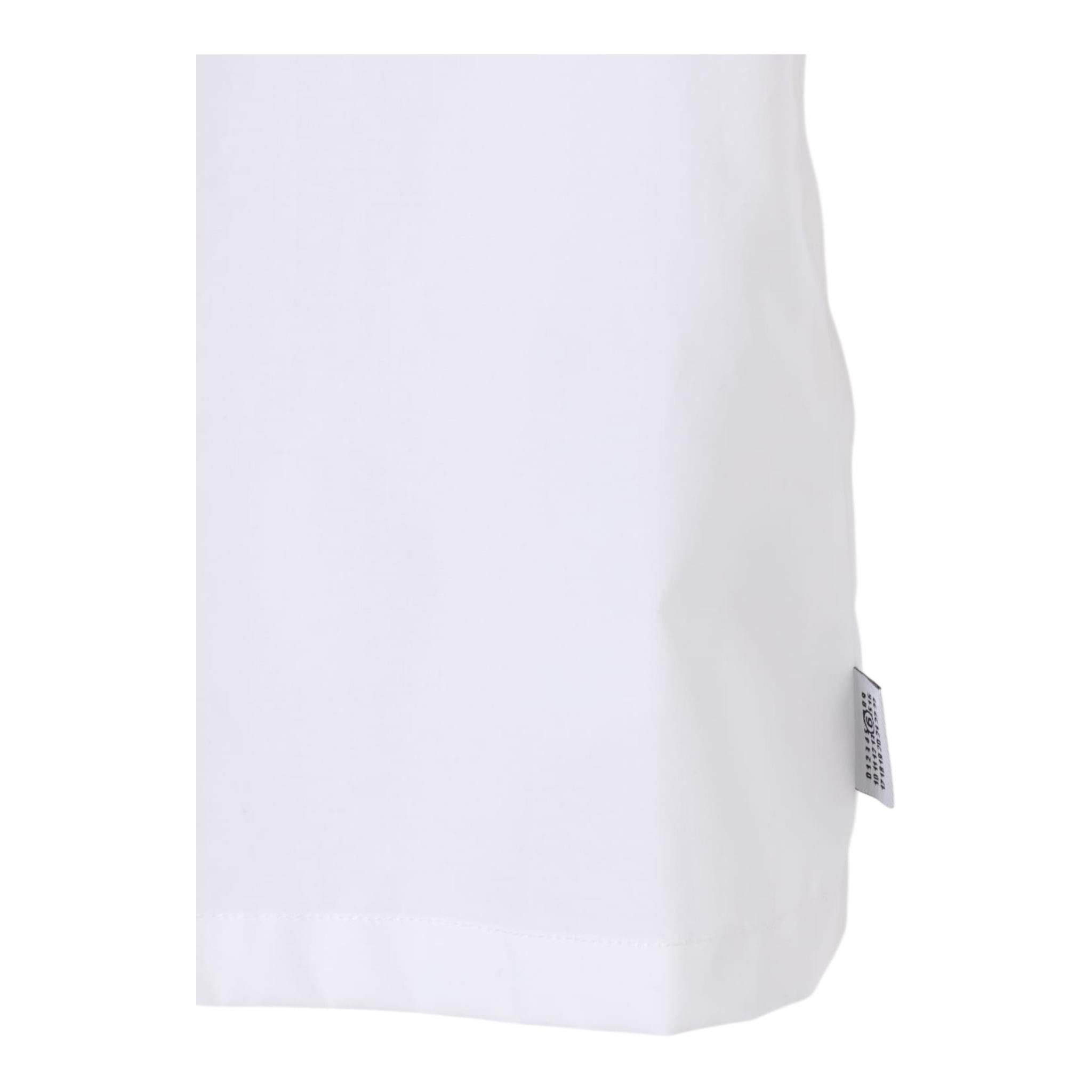 Maison Margiela Top Tinta Unita A Bretelline per Bambina M60762 BIANCO MAISON MARGIELA 