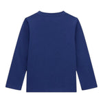 Guess Shirt Girocollo Tinta Unita con Stampa per Neonato N5RI01K8HM4X BLU GUESS 