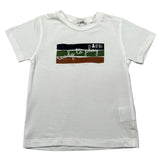 Le Bebe T-Shirt Girocollo Tinta Unita con Stampe per Neonato LBB5011 BIANCO LE BEBE 