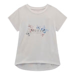 Guess T-Shirt Girocollo Tinta Unita con Logo per Neonata K5RI27K6YW0 BIANCO GUESS 