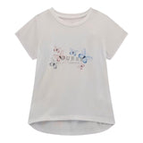 Guess T-Shirt Girocollo Tinta Unita con Logo per Neonata K5RI27K6YW0 BIANCO GUESS 
