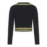 MARC ELLIS maglia tinta unita girocollo con stampa Nero per Bambina JMJSW00183X NERO MARC ELLIS 