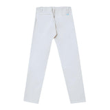 Liu Jo Pantalone Tinta Unita con Girovita Regolabile per Bambino QA3021T3434 BIANCO LIU JO 