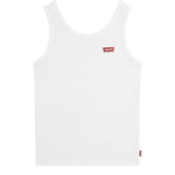 Levi'S Canotta Tinta Unita con Logo per Bambina 4EK116 BIANCO LEVI'S 