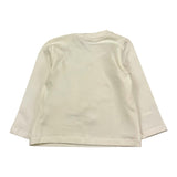 LE BEBE' shirt girocollo tinta unita con stampa Panna per Neonato LBB5157 PANNA LE BEBE' 