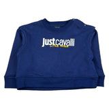 Just Cavalli Completo 2 Pezzi Felpa-Pantalone Tinta Unita per Neonato JIP26048CF BLU JUST CAVALLI 