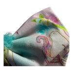 Daga Collection Fermaglio Tinta Unita con Fantasia per Bambina A25034 AZZURRO DAGA COLLECTION 