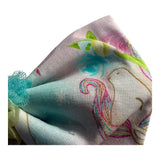 Daga Collection Fermaglio Tinta Unita con Fantasia per Bambina A25034 AZZURRO DAGA COLLECTION 