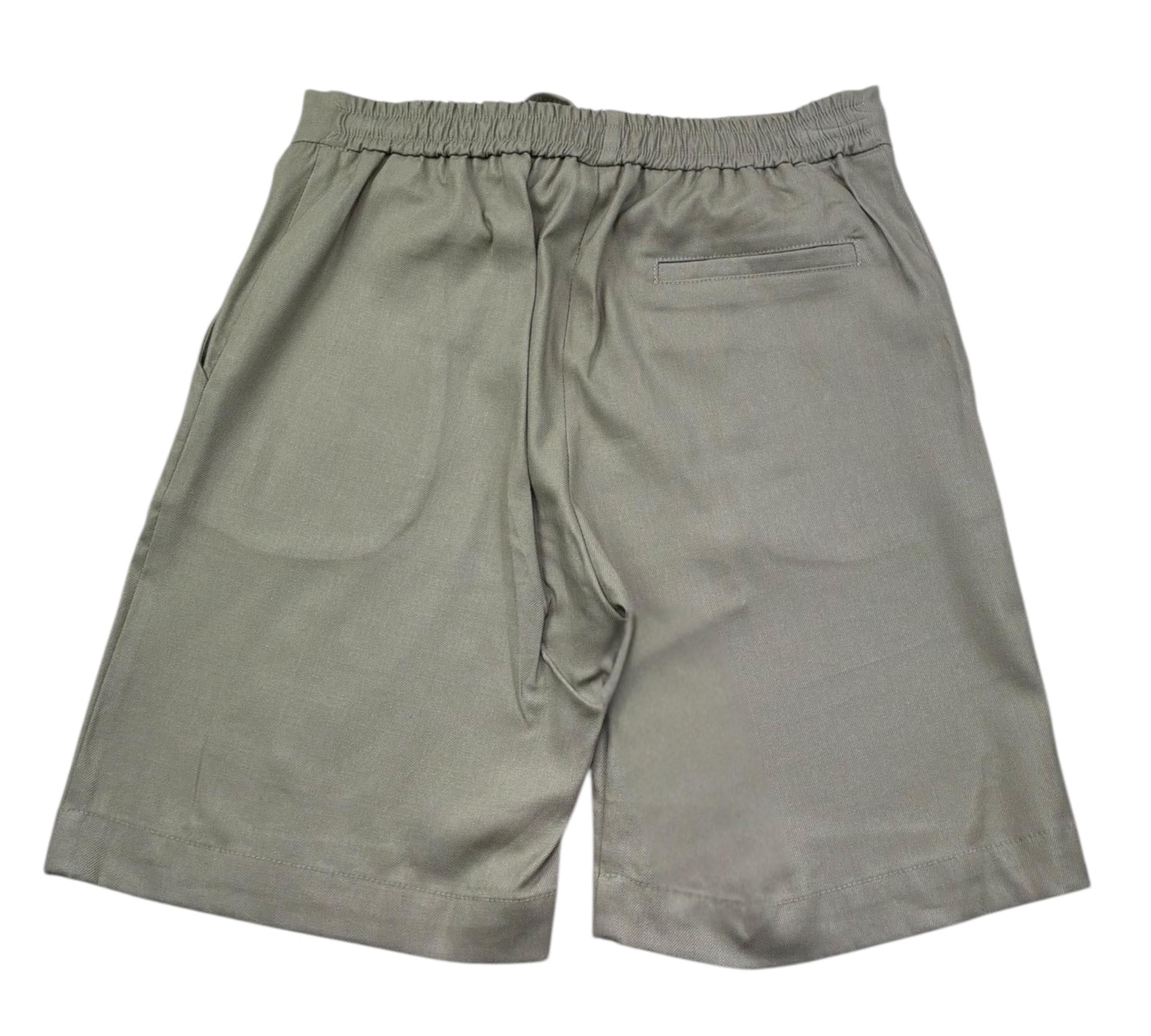 Paolo Pecora Bermuda Tinta Unita con Elastico In Vita per Bambino PP4229 VERDE PAOLO PECORA 