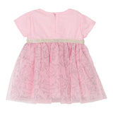 Karl Lagerfeld Abito Mezza Manica Tinta Unita In Tulle per Neonata Z30519 ROSA KARL LAGERFELD 