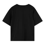 Kenzo T-Shirt Girocollo Tinta Unita con Stampe per Neonata K61137NX NERO KENZO 