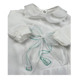 Le Bebe Tutina Manica Lunga Tinta Unita per Neonata LBG5617 BIANCO LE BEBE 