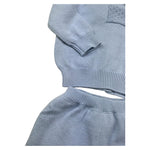 Le Bebe Completo 2 Pezzi Maglia-Ghettina Tinta Unita per Neonato LBB5305 AZZURRO LE BEBE 