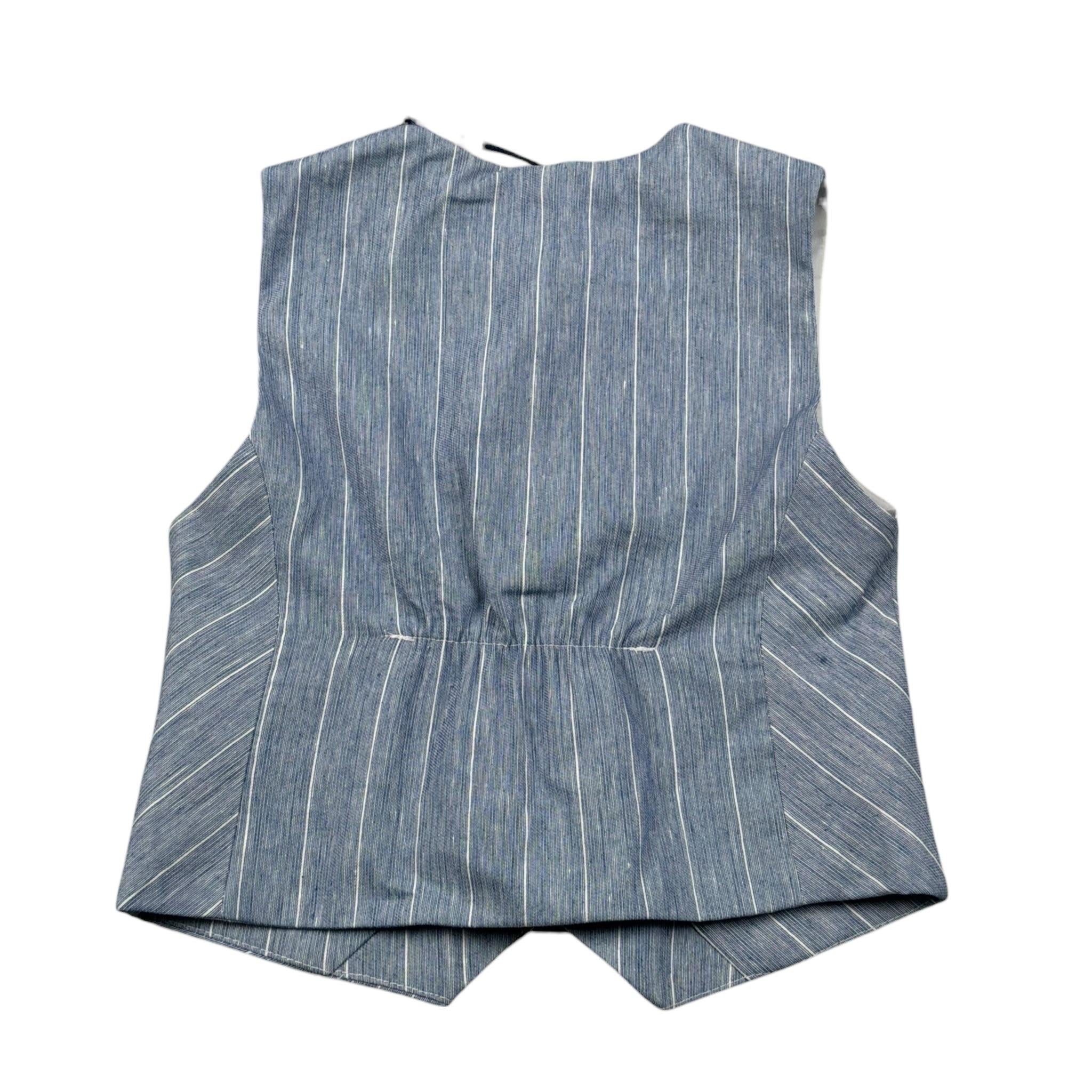 Manuel & Frank Gilet Tinta Unita con Fantasia per Bambino MF5193BX AZZURRO MANUEL & FRANK 