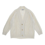 DONDUP cardigan tinta unita con bottoni Panna per Bambina DFMA017X PANNA DONDUP 