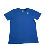 K-Way T-Shirt Girocollo Tinta Unita con Logo per Bambino K4114WWX COBALTO K-WAY 