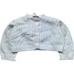Le Bebe Coprispalle Tinta Unita Traforato per Neonata LBG6405 BIANCO LE BEBE 