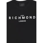 John Richmond T-Shirt Girocollo Tinta Unita con Stampa per Bambino RBP25003TSX NERO JOHN RICHMOND 