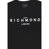 John Richmond T-Shirt Girocollo Tinta Unita con Stampa per Bambino RBP25003TSX NERO JOHN RICHMOND 