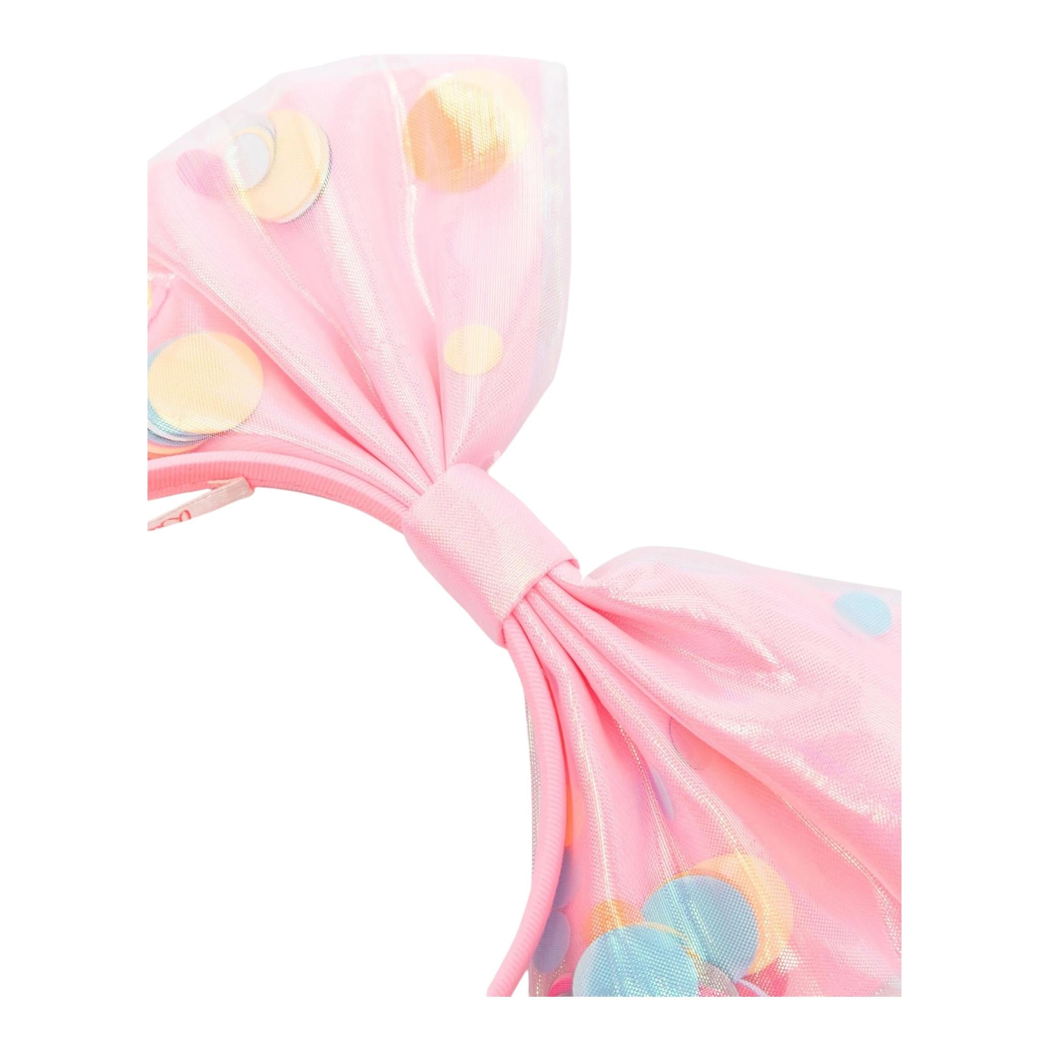 Billieblush Cerchietto Tinta Unita con Fiocco per Bambina U20788 ROSA FLUO BillIEBLUSH 