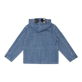 C.P. Company Giubbino In Denim Tinta Unita con Zip per Bambino CUA0002 BLU C.P. COMPANY 