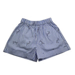 Liu Jo Short Tinta Unita con Fantasia A Righe per Bambina KA5051X AZZURRO LIU JO 